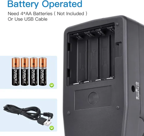 Vista 3 de 35mm Slide and Film Viewer, Negative Scanner, Desk Top LED Lighted Illuminated Viewing, 3X Magnification, USB Powered