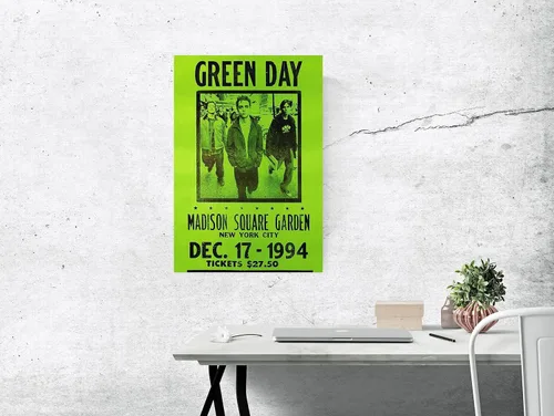 Vista 2 de Artist Unknown Póster de concierto Green Day, NYC, Madison Square Garden, Nueva York