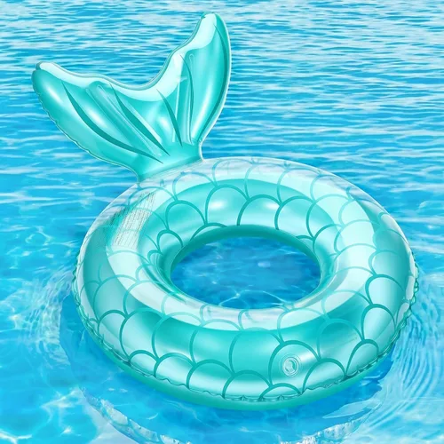 MoKo Anillo de natación inflable, lindo flotador de piscina, decoración de tubo, tubos de natación, piscina al aire libre, playa, flotadores de