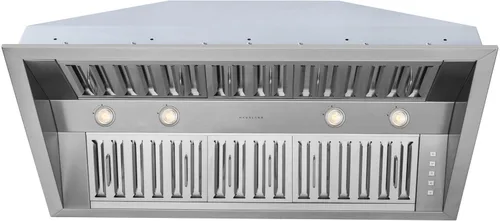 Vista 17 de Hauslane Campana extractora Serie Chef R100 Campana extractora empotrada/empotrada de 30 pulgadas Acero inoxidable compacto Extractor de cocina
