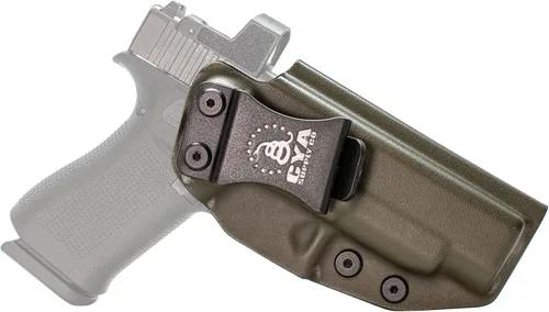 Vista 34 de CYA Supply Co. Funda para llevar armas dentro del cinturón, lista para ópticos (verde OD) IWB, para llevar armas ocultas, dentro de la cintura
