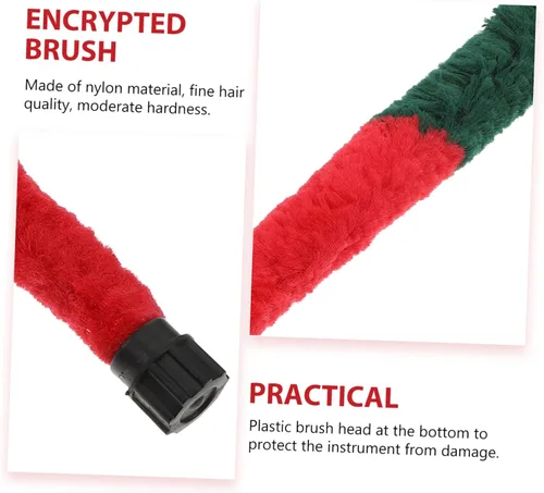 Vista 6 de VICASKY 2 unids cepillo de limpieza de saxofón cepillo de nylon saxofón herramientas de limpieza de saxafón cepillo de limpieza de instrumentos
