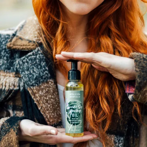 Vista 5 de Appalachian Botanical Co Aceite corporal y de lavanda de salvia, 2 onzas líquidas, aceite corporal de lavanda, aceite de lavanda para la piel