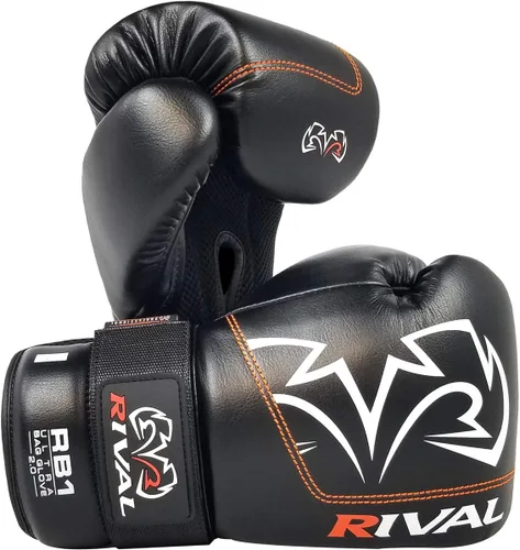 Vista 6 de RIVAL Boxing RB1 2.0 Ultra Bag Gloves - Guantes con cierre de gancho y bucle, microfibra súper resistente, espuma de alta densidad, palma de malla