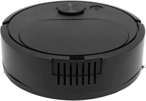 Vista 6 de Pwshymi Robot aspirador multifuncional, mini robot de barrido inteligente con carga USB para pisos de madera, azulejos y alfombras, negro