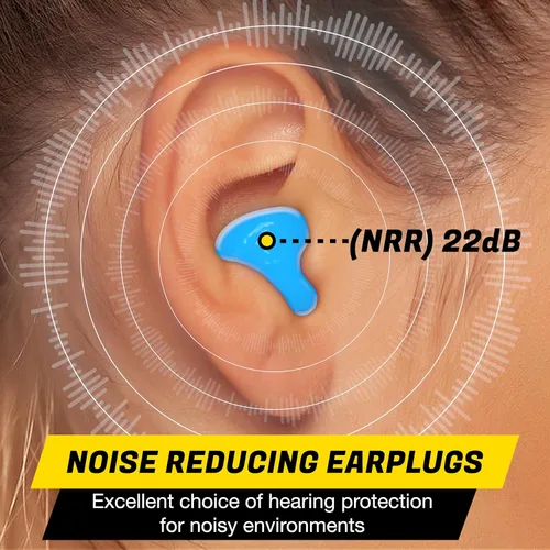 Vista 2 de 12 pares de tapones moldeables para los oídos de silicona – Pequeños tapones de cera para los oídos para dormir, cancelación de ruido, bloqueo