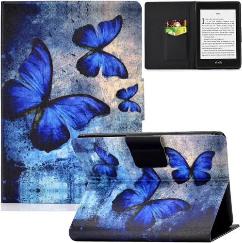 Vista 23 de Funda para Kindle Paperwhite de 6" (10ª generación, versión 2018), la funda inteligente de piel sintética más delgada y ligera con encendido/apagado