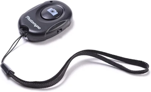 Photomyne Obturador de cámara inalámbrico con clicker | Control remoto del obturador de la cámara para teléfonos inteligentes iPhone y Android |