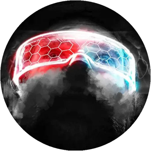 Light Up Glasses LED Visor Glasses Cyberpunk 8 modes LED Glasses of 7 color Luminous glasses for cosplay bar Night party