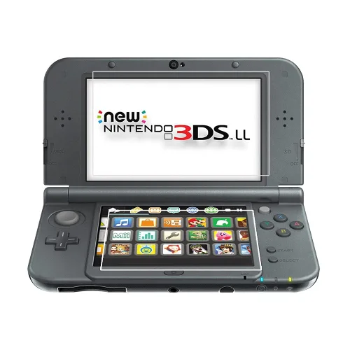 RDFJ 3DSXL Screen Protector - Anti-Scratch Tempered Glass Film Shield for New 3DSXL