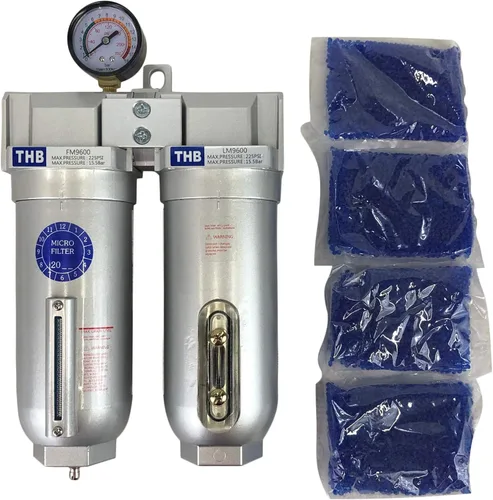 3/4" secador de aire comprimido desecante/filtro de coalescencia para sistemas de aire comprimido, ideal para cortador de plasma