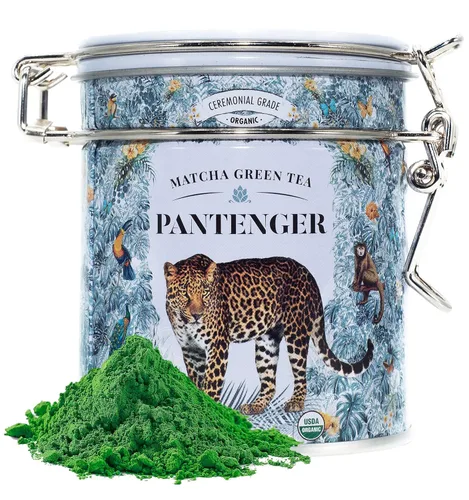 Pantenger Matcha grado ceremonial (1 onza) de lata y 2 bolsas de grado ceremonial Matcha (1 oz)