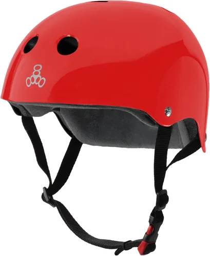 Vista 20 de Triple Eight Casco certificado Sweatsaver para patineta, BMX, Roller Derby, patinaje sobre ruedas, patinaje en línea, scooter y bicicleta