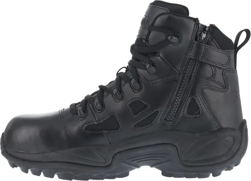 Vista 3 de Reebok Botas tácticas para hombre RB8694 Rapid Response RB con punta de composite de 6 pulgadas, con cierre lateral, color desierto, para uso