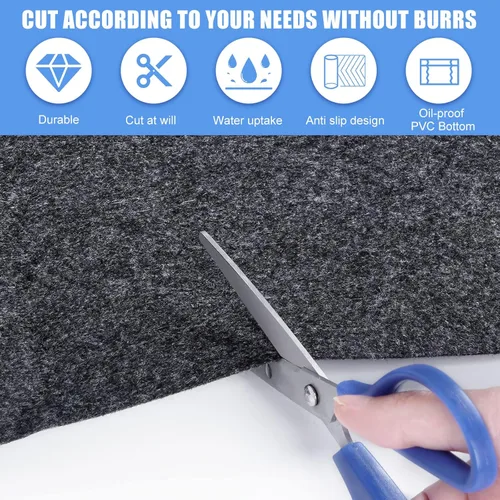 Vista 2 de Tapete inflable redondo para bañera de hidromasaje de 80 x 80 pulgadas, para exteriores e interiores, respaldo impermeable antideslizante, protector