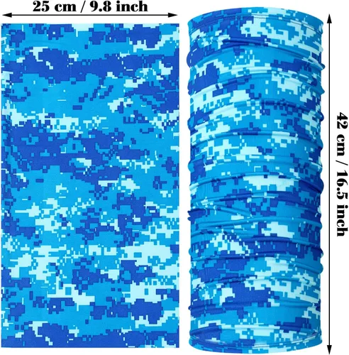 Vista 6 de Geyoga Máscara facial de invierno para hombres, máscara de protección UV, protector solar, transpirable, resistente al viento, polainas