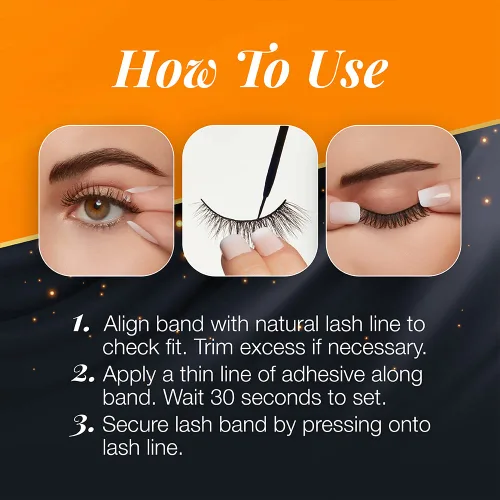 Vista 5 de Ardell Pestañas postizas que se duplican 207, dos veces el volumen, estilo de pestañas redondas, pestañas reutilizables, 4 pares, 1 paquete