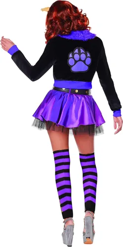 Vista 2 de Spirit Halloween Disfraz de Clawdeen Monster High para adultos