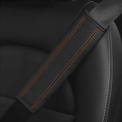Vista 13 de zipelo 2 fundas para cinturón de seguridad de automóvil, fundas suaves para correa de hombro, almohadillas de arnés, cojín de conducción cómodo
