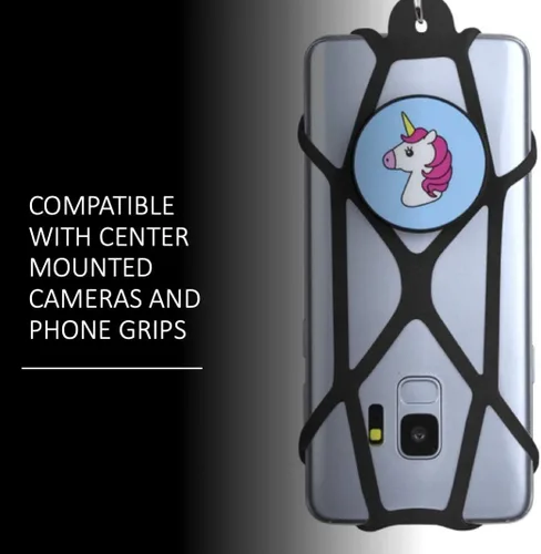 Vista 6 de Gear Beast Cordón para teléfono celular, funda de silicona para teléfono inteligente y correa para el cuello compatible con la mayoría de teléfonos