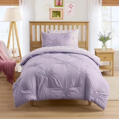 Vista 20 de Juego de edredón con diseño de baloncesto tamaño individual – Ropa de cama en una bolsa con sábanas, fundas de almohada y fundas decorativas