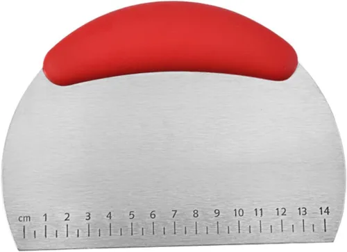 Vista 7 de Cortador de masa raspador de masa de grado alimenticio, cortador de masa con báscula de acero inoxidable