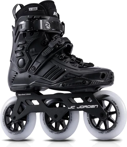 Patines en línea para mujeres y hombres, 3 ruedas de 4.331 in con carcasa exterior duradera, patines profesionales de carreras de velocidad para