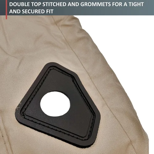 Vista 6 de Funda de almacenamiento resistente para carrito de golf de 4 pasajeros, protección premium para todo tipo de clima, se adapta a techos de 80