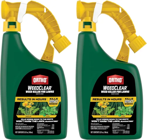 Vista 15 de Ortho WeedClear herbicida para césped con Comfort Wand, mata más de 250 malas hierbas incluyendo diente de león y trébol, 1 galón.