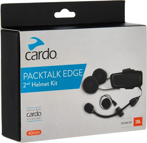 Vista 7 de Cardo PACKTALK Edge - Equipo de comunicación por Bluetooth para motocicleta con intercomunicador - Paquete doble & kit de casco unisex adulto