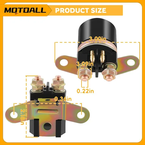 Vista 3 de MOTOALL Solenoide de relé de arranque VTX1800 para Honda VTX 1800 VTX 1800 1800 2002-08