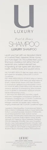 Vista 3 de UNITE Hair U LUXURY - Champú de perlas y miel, 8.5 onzas líquidas