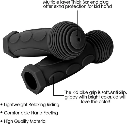 Vista 5 de Puños de scooter - Manillar de bicicleta para niños de 0.874 in Empuñaduras de mango de scooter para 2, 3, 4 ruedas, scooter Kick Kid Scooter