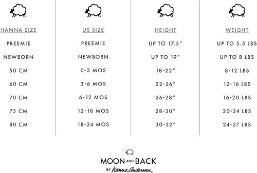 Vista 2 de Moon and Back by Hanna Andersson Baby Organic 2 Pack Long Sleeve Romper