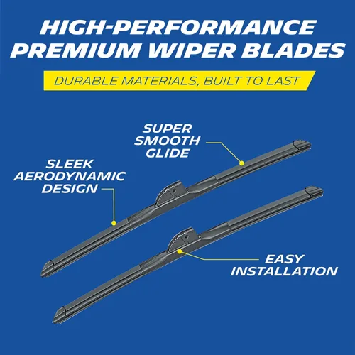 Vista 2 de Michelin 40-2221SPBA Pro Plus Silicone Paquete Doble de Limpiaparabrisas de 22 y 21 pulgadas Compatible con Modelos Selectos de Jeep, Toyota, Dodge