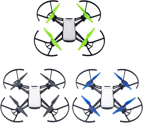 Vista 3 de 28PCS 7 Color Hélice para DJI Tello RC Quadcopter Piezas de repuesto Drone Blades