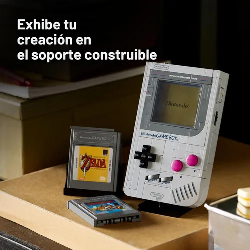 Vista 6 de LEGO Super Mario Game Boy - Juegos de construcción retro para adultos, a partir de 18 años - Regalos para cumpleaños - Modelo coleccionable