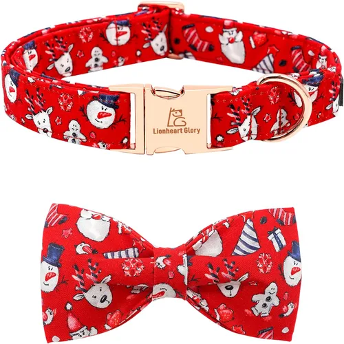 Vista 12 de Lionheart glory Collar de perro con bandera estadounidense, collar de lazo para perro del 4 de julio, resistente y ajustable, patriótico
