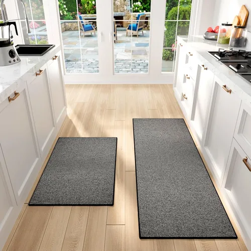 Vista 28 de SUMLANS Tapete de Cocina 1 PCS, Alfombras Acolchadas Antideslizantes para Piso de Cocina, Tapete Corredor Absorbente de Comodidad para Estar de Pie