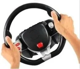 Vista 3 de Big Daddy 2017 Serie 2.0 Extra Grande Super Duty Tractor Remolque con luz y música (los colores pueden variar) Negro y Azul