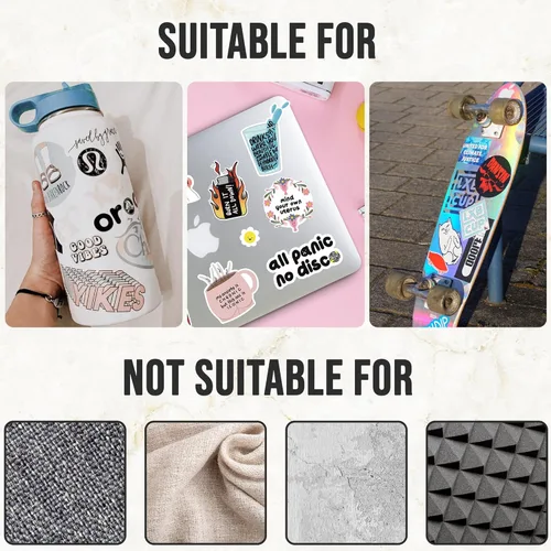 Vista 3 de ZURRAM Calcomanías de vinilo impermeable con texto en inglés «Be Grateful and Give Thoughs» («Be Grateful and Give Thoughs») con frases