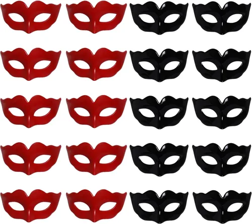 Yookat 20 piezas mini máscara de máscaras pequeñas de Mardi Gras, máscara veneciana pequeña, máscaras de mascarada, vintage antiguo