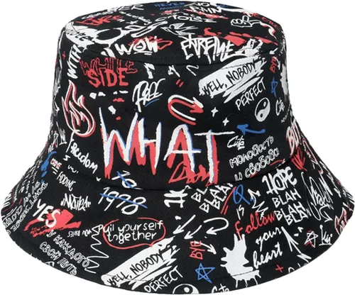 Vista 8 de Sombrero de pescador con estampado reversible plegable unisex para hombres y mujeres, gorra de pescador de playa