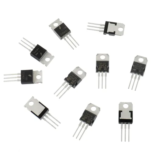 Vista 4 de BOJACK 10 valores 50 piezas de transistor de potencia epitaxial de silicio TIP31C TIP32C TIP41C TIP42C TIP120 TIP121 TIP122 TIP125 TIP126 TIP127