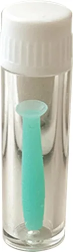 Herramienta para lentes de contacto de silicona suave y verde, removedor de émbolo para lentes suaves y duras, accesorio multiusos, herramienta de