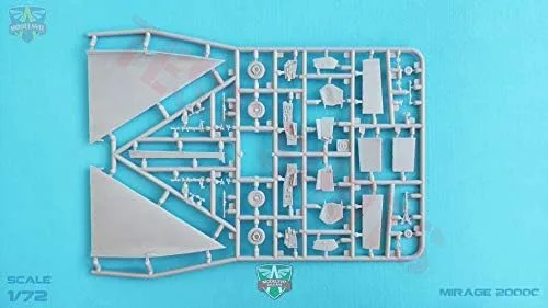 Vista 7 de Modelsvit 72073-172 Mirage 2000C multifunción Jet Fighter Scale Kit de aeronaves Escala Kit de aeronaves