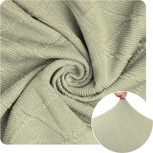 Vista 5 de NORTHERN BROTHERS Juego de 6 fundas para sillas de comedor, extraíbles y lavables, fundas elásticas para sillas de comedor Parson, fundas elásticas