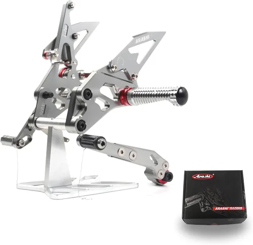 Vista 19 de Arashi (Versión 2.0) Estriberas traseras ajustables para SUZUKI SV650 SV650S SV650X 2016-2023 Accesorios de motocicleta Estriberas reposapiés juego