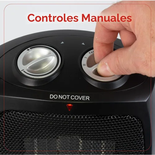 Vista 3 de BLACK+DECKER BHDC201 Calentador personal de cerámica.