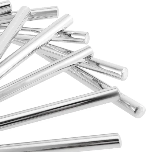 Vista 3 de MUKCHAP Juego de 6 instrumentos de triángulo musical, 4, 5, 6, 7, 8, 9 pulgadas, instrumentos de percusión con Striker, triángulo de acero musical